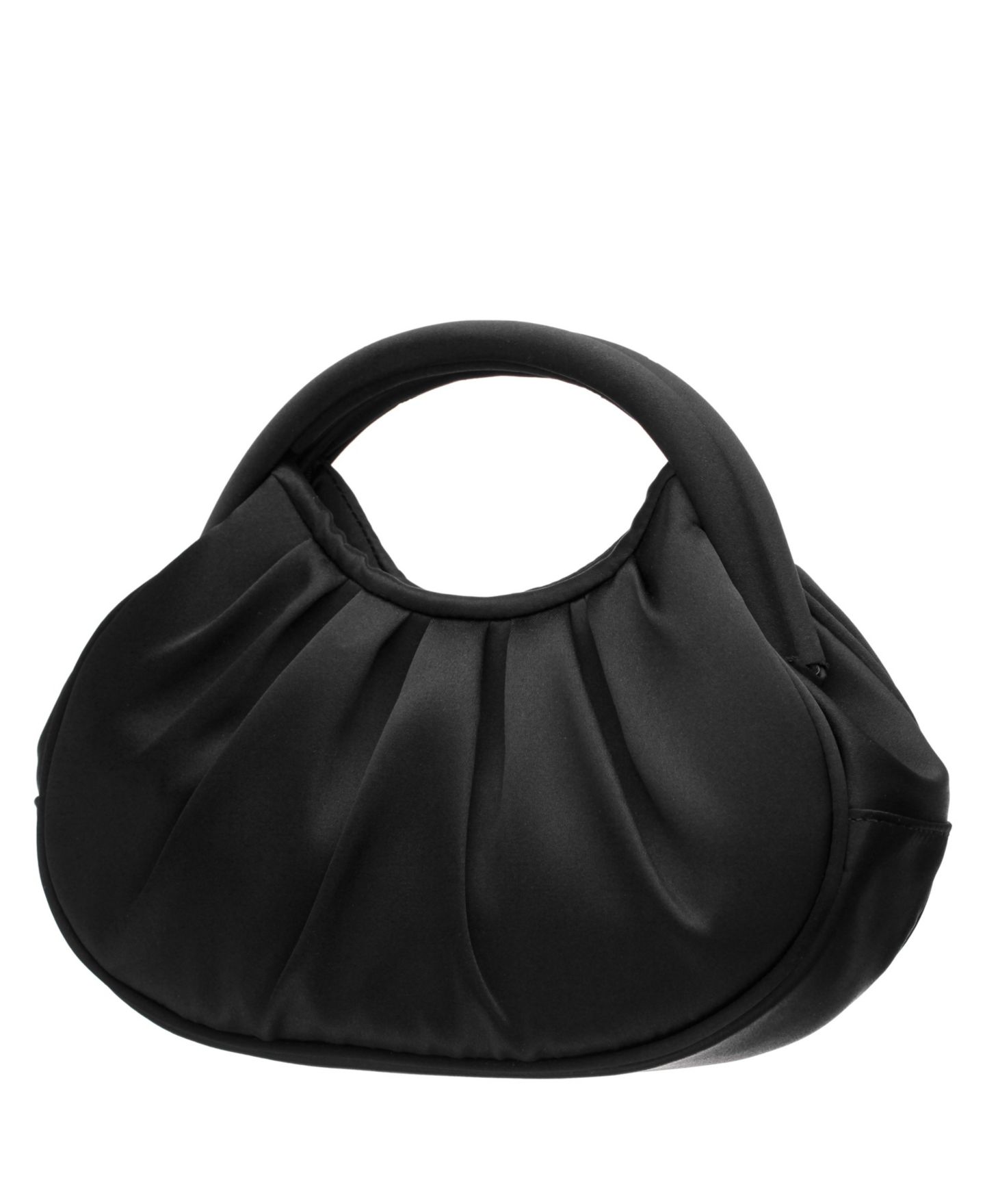 Женская сумка Nina Mini Moon with Cut Out Handle Satchel, цвет: Чёрный — фото 2