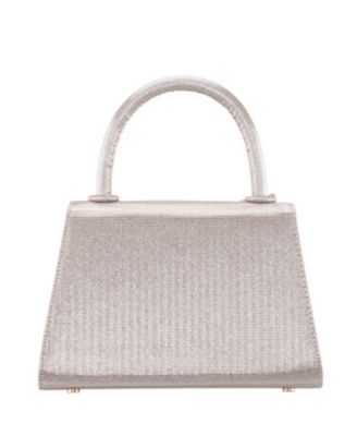 Crystal Double Bow Handheld Satchel Bag