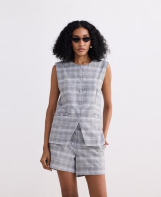 Women's Cotton Tweed Shorts