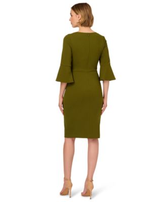 Women's 3/4-Sleeve Sheath Dress