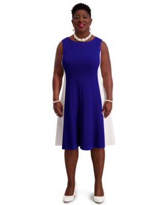 Women's Seamed Sleeveless Dress