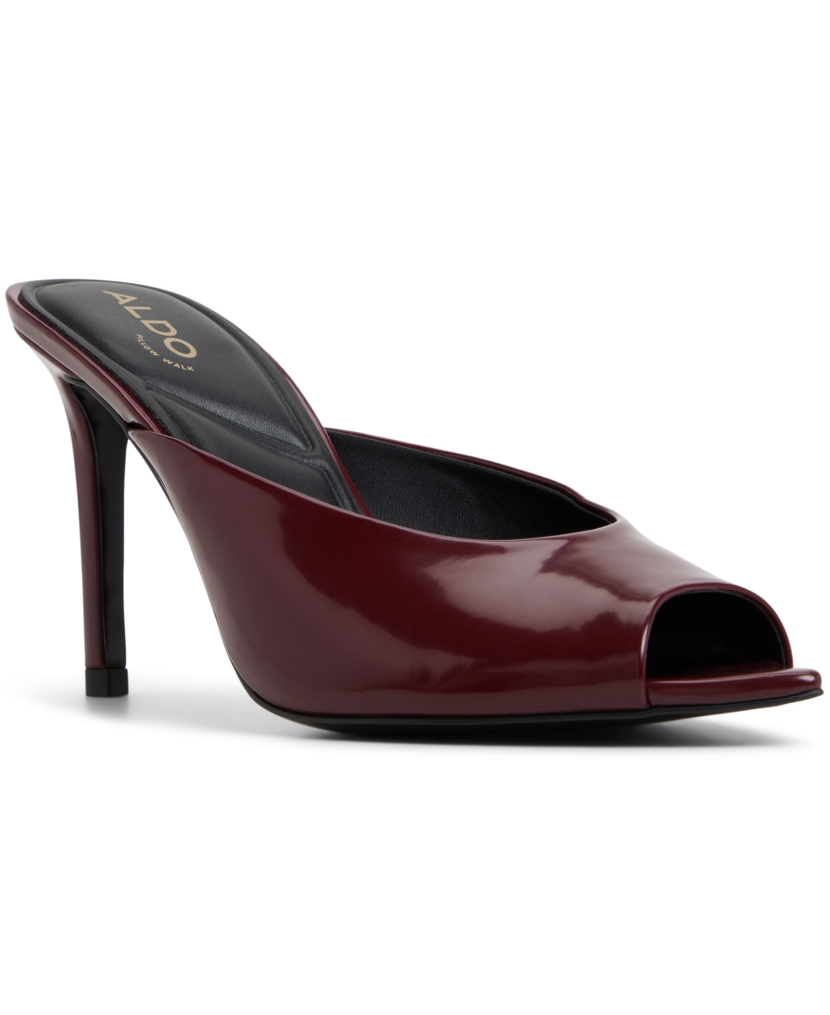 Women's Elenara Slide High-Heel Dress Sandals - Red Shiny