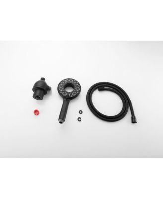 High Pressure Shower Heads 6 Spray Mode, Magnetic Shower Head for Bathroom, Matte Black Handheld Shower with 60 inch Stainless Steel Hose