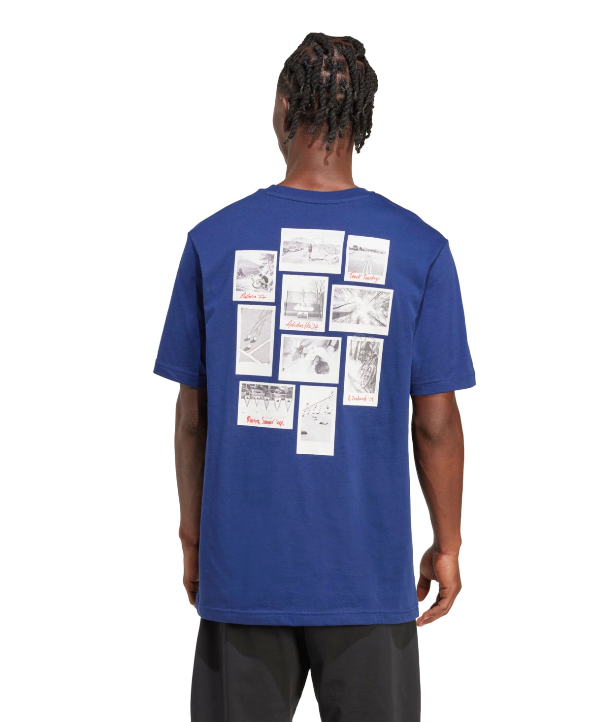 Adidas Originals Men's Memories Of Sport Gallery Graphic T-shirt In Blue