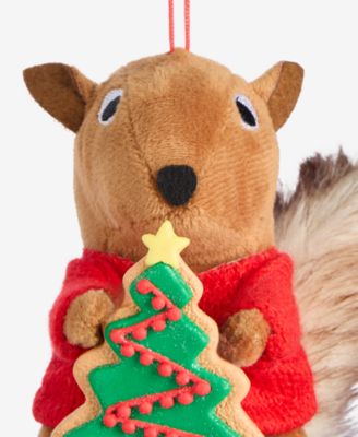 Tiny Tidings Fabric Chipmunk Ornament, Macy's Exclusive