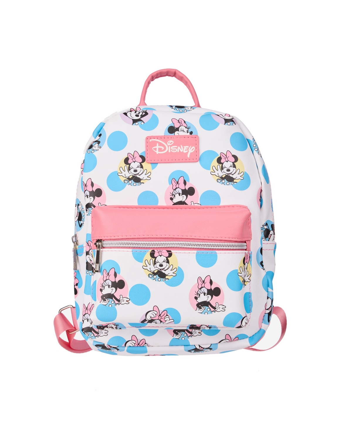 s Minnie Mouse Pink and Blue Polka Dots 11.5&#x201D; Mini Backpack - Minnie mouse polka pink