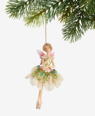 Holiday Lane - Enchanted Forest Embellished Fairy Ornament