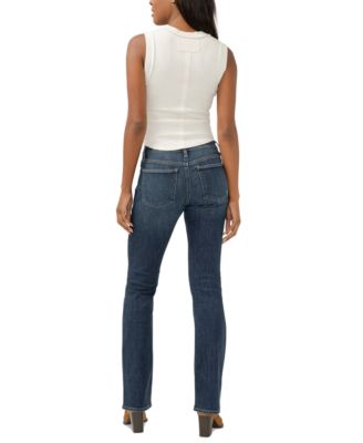 Women's Suki Mid Rise Curvy Fit Slim Bootcut Jeans