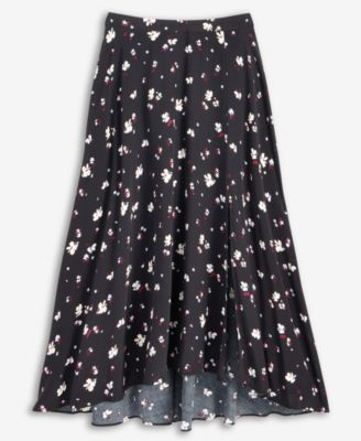 Women's Floral Slit Midi Skirt, Exclusively at Macy's