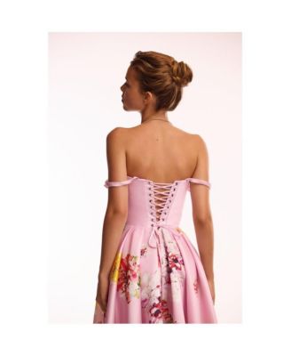 Women's Tea-length floral dress