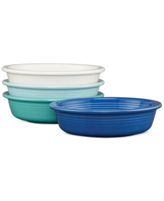 Fiesta - Coastal Blues Classic Rim 6-7/8" Cereal Bowls, Set of 4