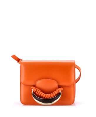 Kattie Logo Leather Crossbody Bag