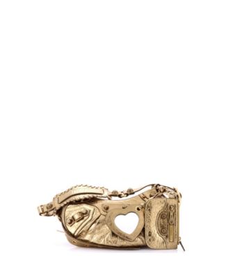 XS Le Cagole Giant Studs Shoulder Bag Leather