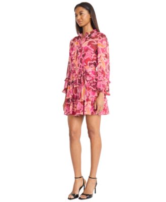 Women's Long-Sleeve A-Line Dress