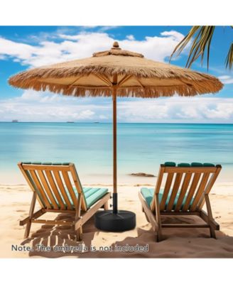 Patio Umbrella Base and Sand Fillable Market Table Umbrella Stand