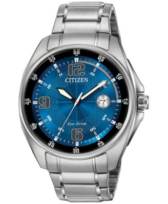 Citizen - Men's Eco-Drive Stainless Steel Bracelet Watch 42mm AW1510-54L