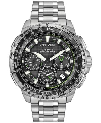 Citizen - Men's Chronograph Eco-Drive Stainless Steel Bracelet Watch 47mm CC9030-51E