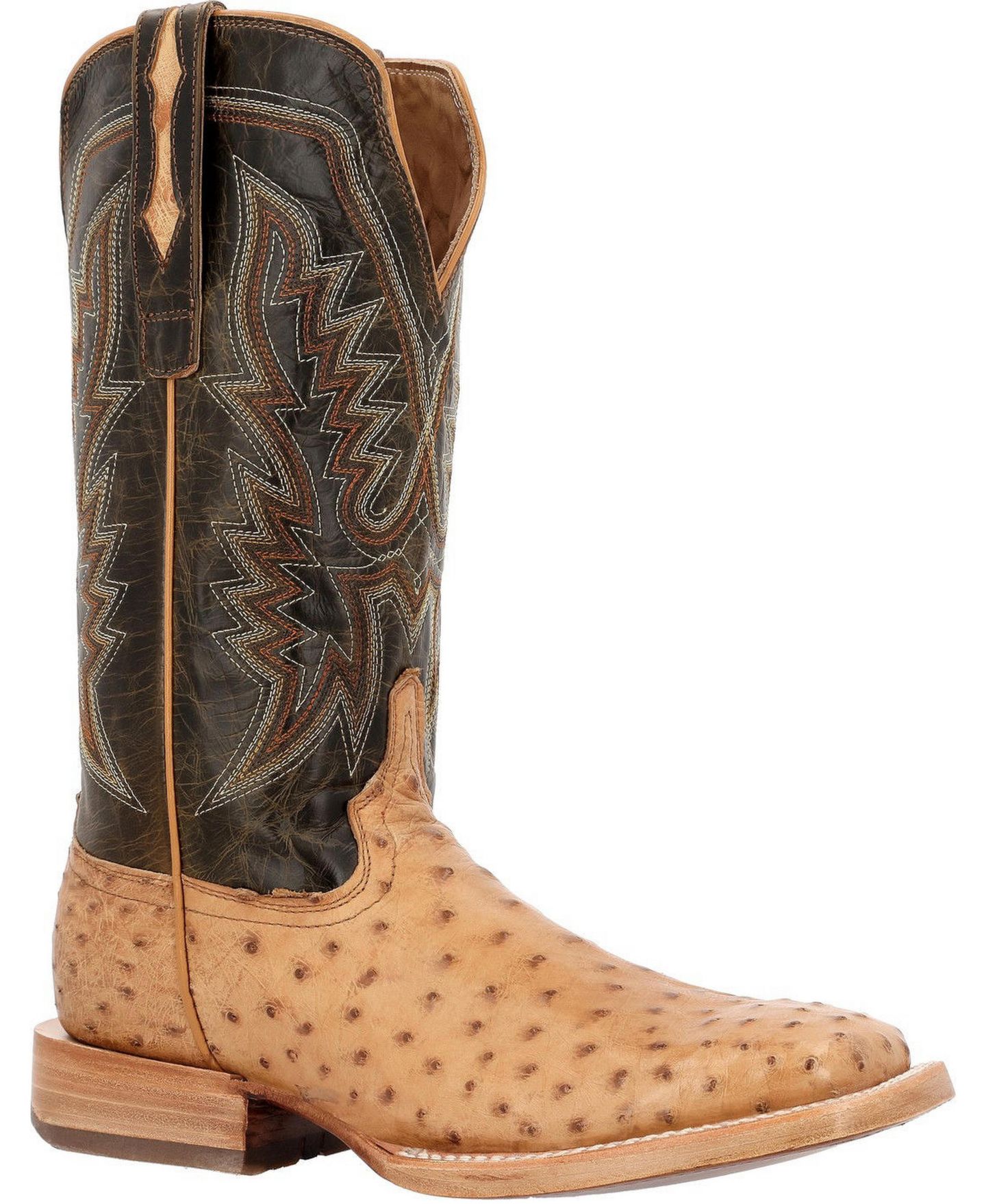 Мужские ботинки Durango Prca Collection Full-Quill Ostrich Western Boot, цвет: Седельно-коричневый — фото 2