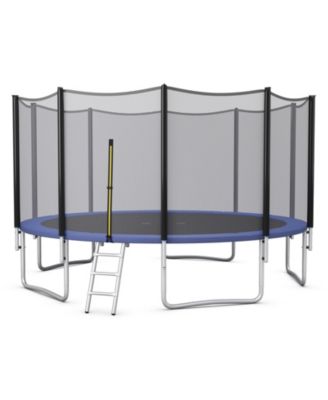 Outdoor Trampoline Bounce Combo with Closure Net Ladder