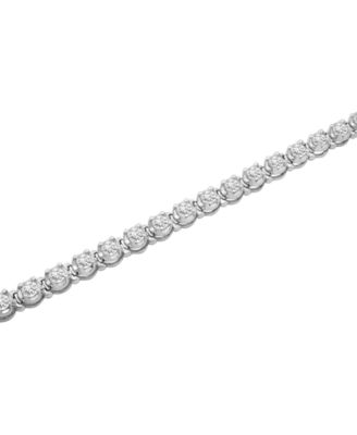 Diamond Bracelet (3-1/5 ct. t.w.) in 14K White Gold (also in 14K Yellow Gold), Exclusive