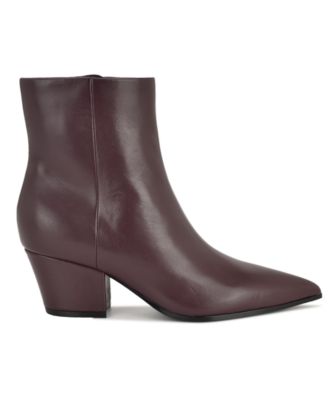 Women's Savie Leather Block Heel Booties