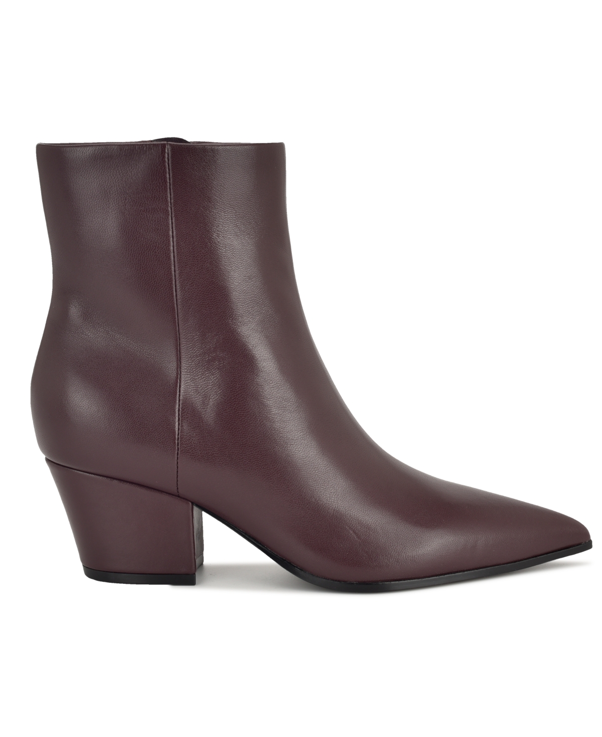 Nine West Savie Block Heel Bootie In Red