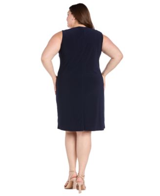 cocktail dress with jacket plus size Floral Lace Dress with Sheer Chiffon Jacket & Pearl Neckline