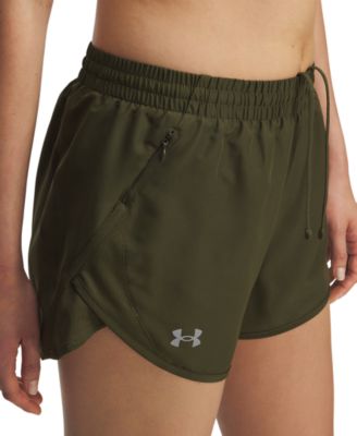 Women's Fly By Mesh-Panel Running Shorts