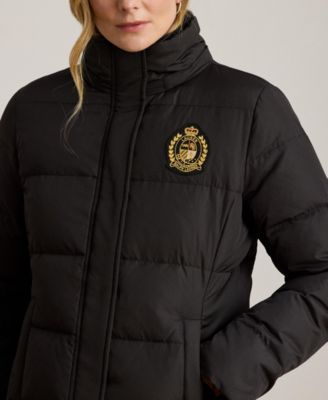 Women's Faux-Fur-Trim Collared Puffer Coat