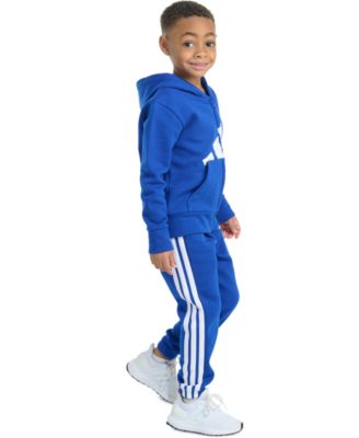 Toddler & Little Boys Long-Sleeve Essential Big Logo Fleece Jacket & Jogger Pants, 2 Piece Set 