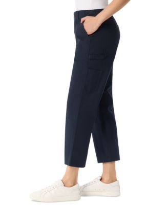 Women's High Rise Cropped Cargo Pants