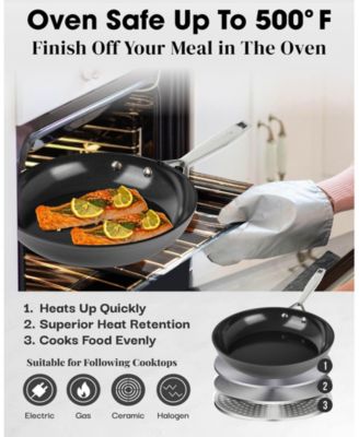 Pro Hard Anodized Nonstick 2-Pc 10" & 12" Skillet Set