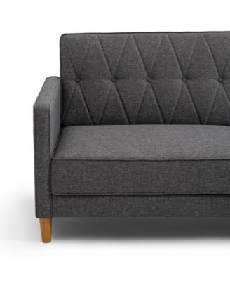 77" Polyester Victoria Convertible Sofa Bed