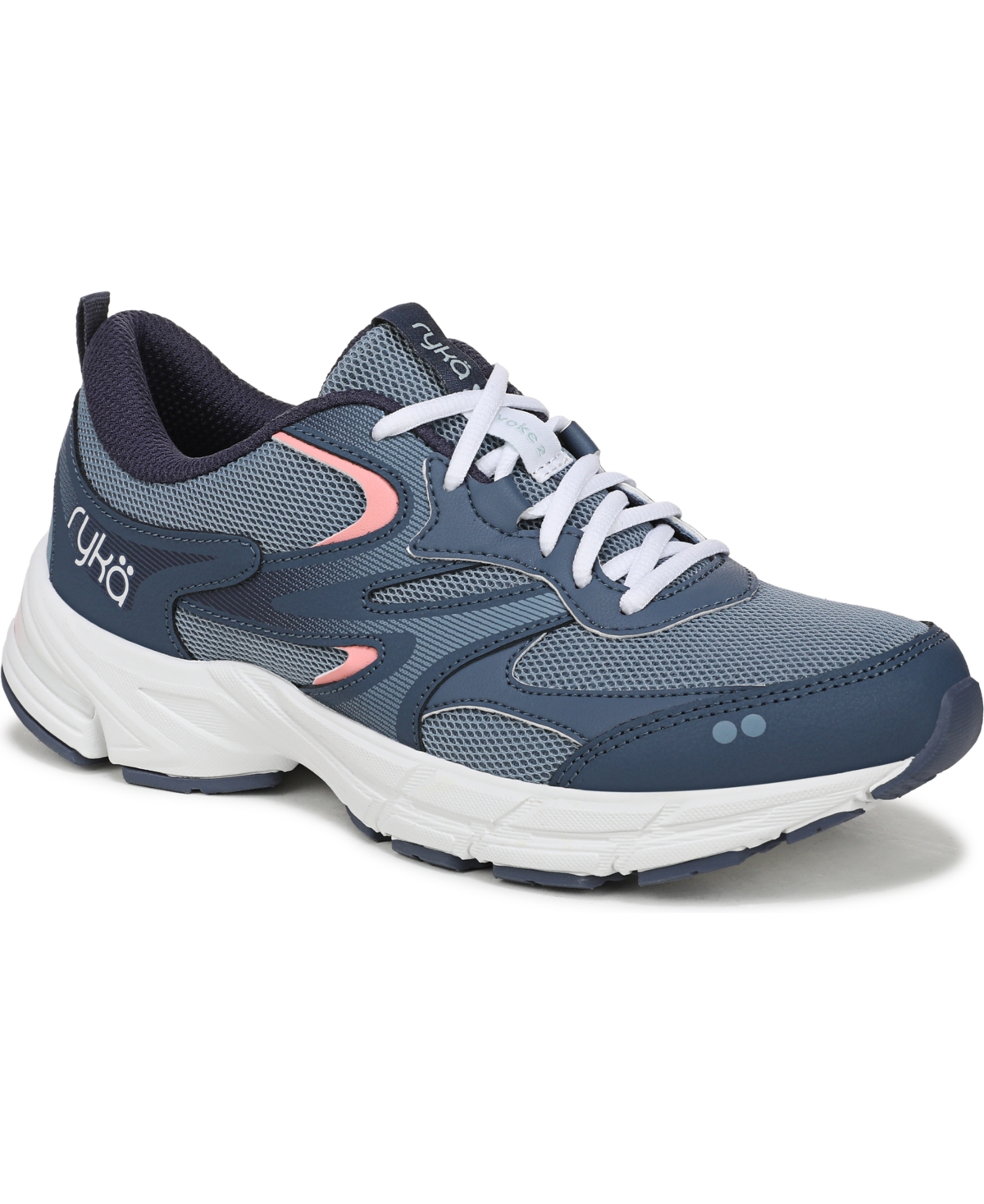 Women's Invoke 2 Lace Up Walking Sneakers - Dusty Peach Leather/Mesh