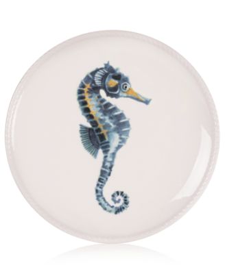 Fitz and Floyd - Cape Coral Collection Seahorse Accent Plate