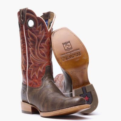 Men's PRCA Collection Shrunken Bullhide Western Boot
