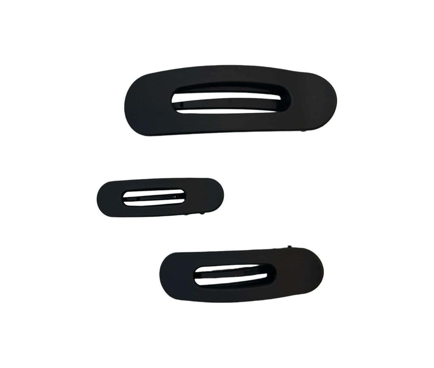 Женские аксессуары Headbands of Hope Mixed Size Flat Lay Clip Set - Black, цвет: Чёрный — фото 1