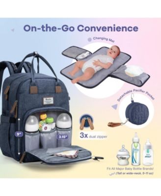 Baby Diaper Bag Backpack Multifunction Travel Maternity Changing Bag