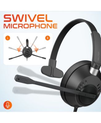 40Y USB/USB-C Mono Headset with Noise Canceling Mic (DWH40YAC)