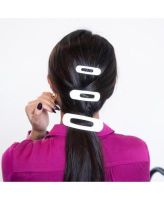 Mixed Size Flat Lay Clip Set - Cream