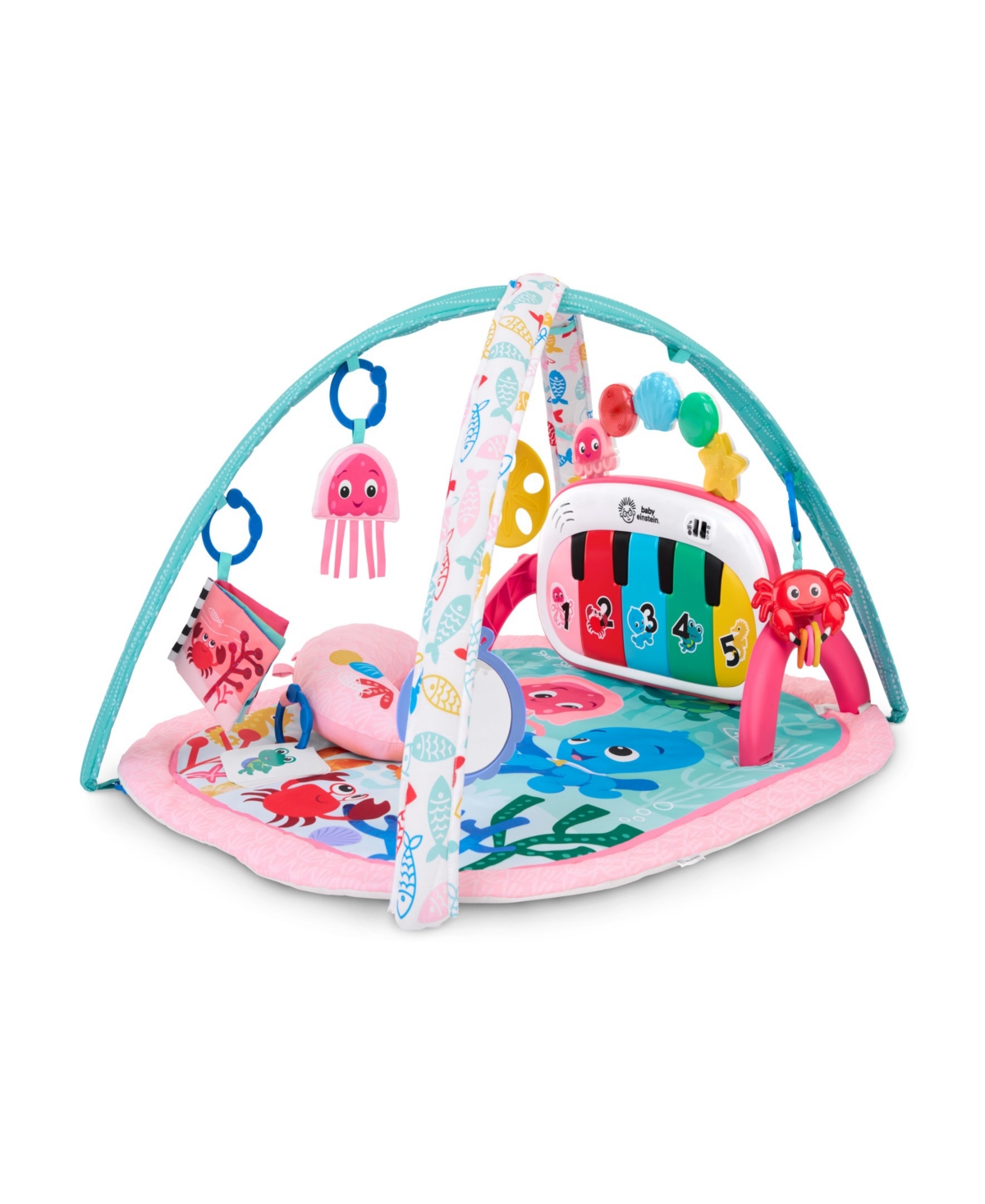 Baby Einstein Babies' Infant Ocean Explorers 4-in-1 Music Language Discovery Gym