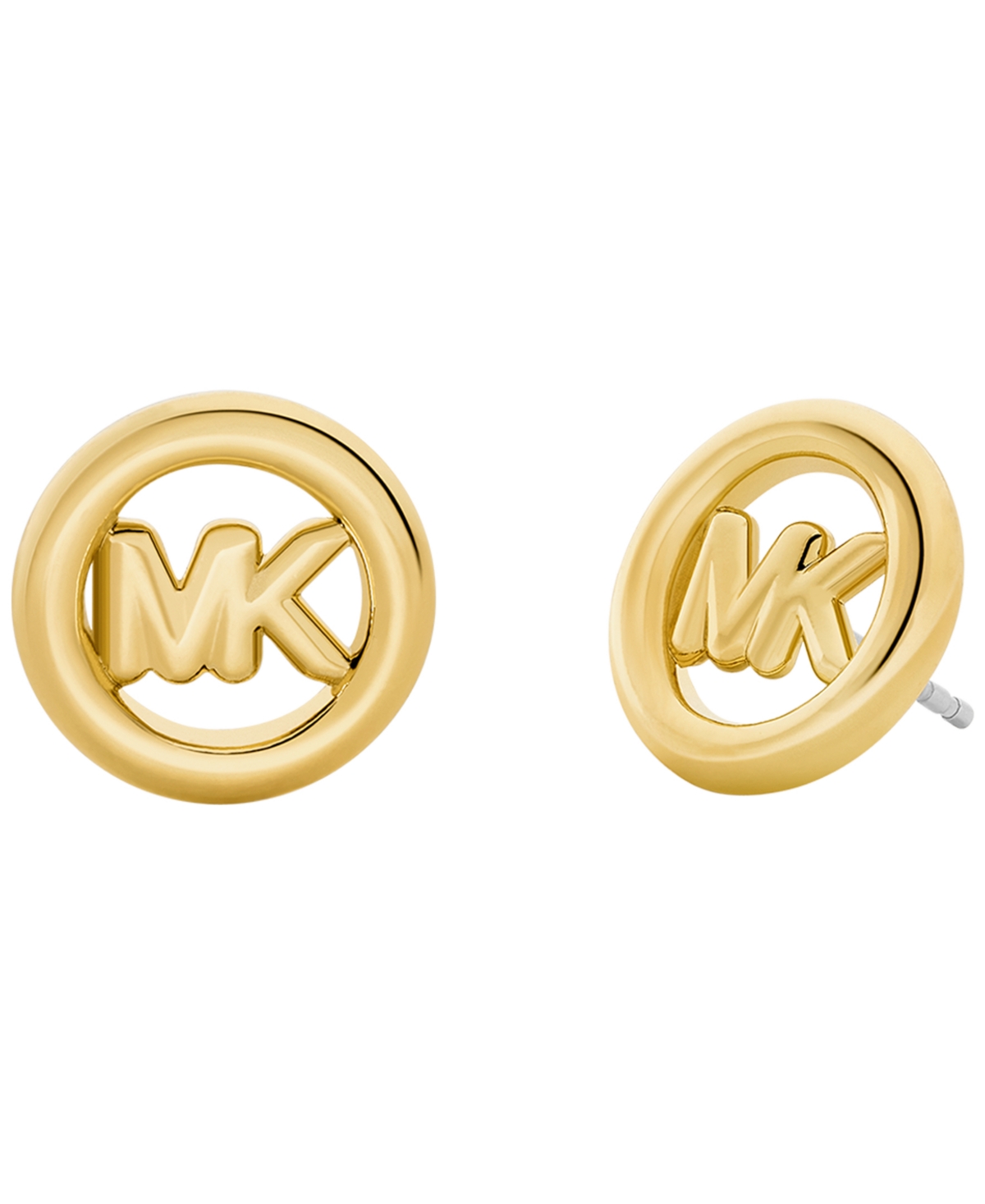 Small Logo Stud Earrings - Gold