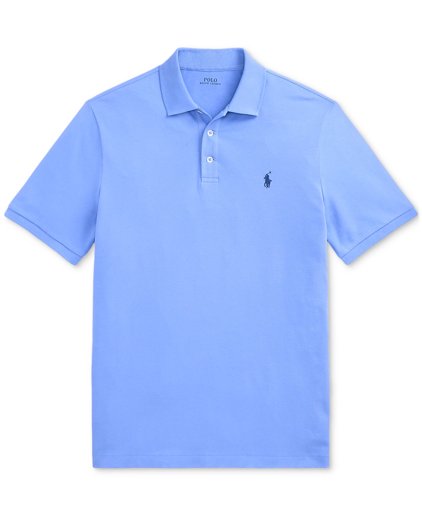 Мужское поло Polo Ralph Lauren Classic-Fit Polo Shirt, цвет: Синий — фото 5