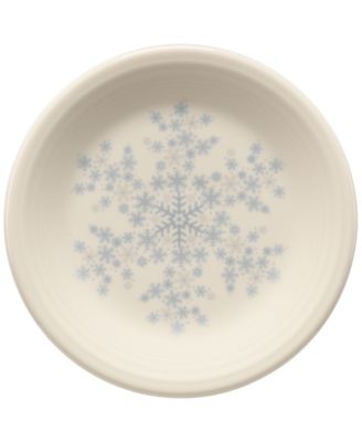 Fiesta - Linen Snowflakes Classic Rim Salad Plate
