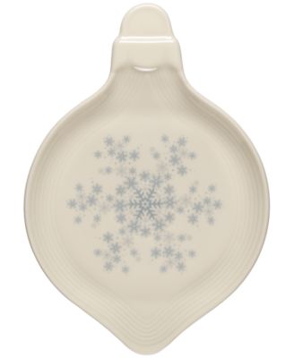Fiesta - Linen Snowflakes Ornament-Shaped Plate