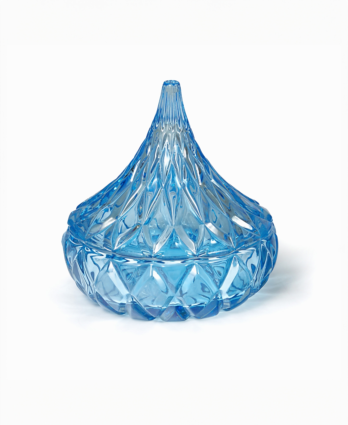 Godinger Candy Dish, Iridescent Hershey's Kiss In Blue