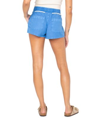 Juniors' Paddle On Drawstring-Waist Shorts