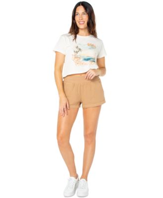 Juniors' Laidback Cotton Shorts