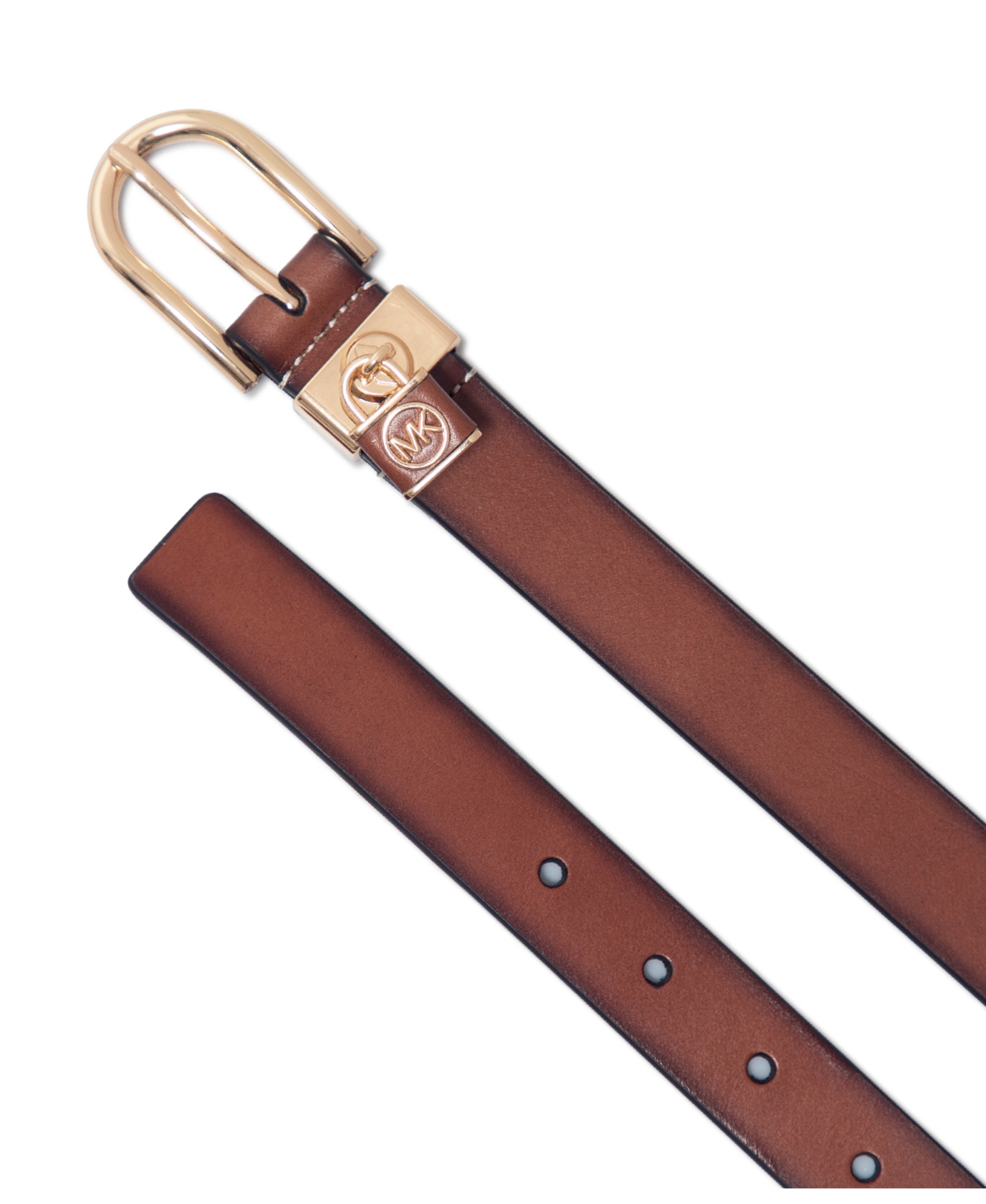 Michael Kors Micheal Kors Women's Padlock Burnished Belt