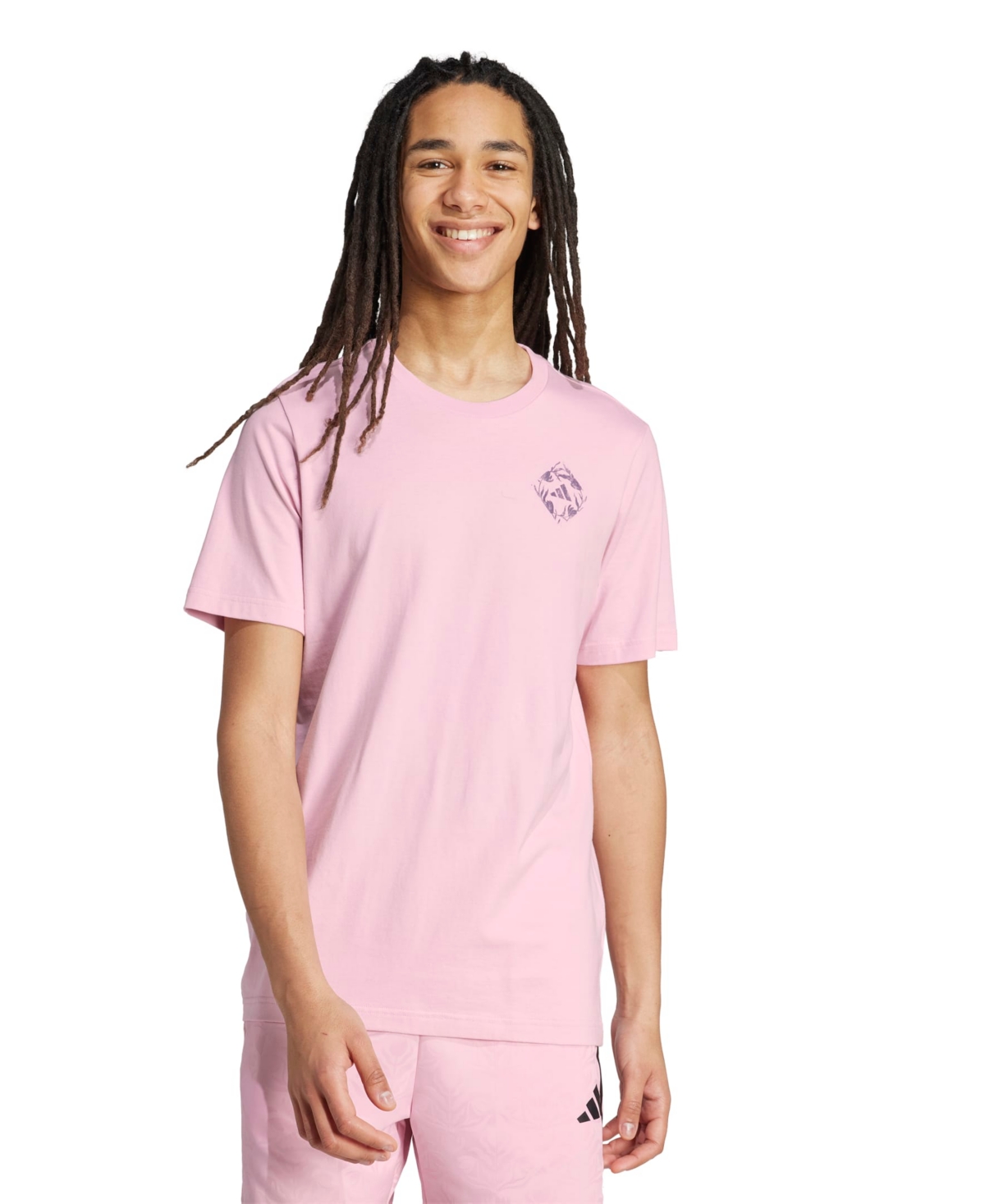 Men's House of Tiro Tulip Graphic T-Shirt - True pink